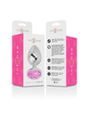 Plug Anal com Jóia de Metal Intense 8 cms Rosa,D-234381