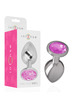 Plug Anal com Jóia de Metal Intense 9 cms Rosa,D-234382
