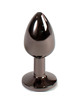 secretplay - gunmetal butt plug talla s 7 cm