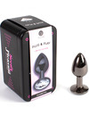 secretplay - gunmetal butt plug small size 7 cm D-234738