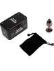 Plug Anal com Jóia Metal Secretplay 7 cm Rosa Preto Metal,D-234738