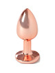secretplay - metal butt plug rose gold small size 7 cm D-234739