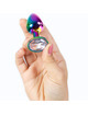 Secretplay - metal butt plug multicolor talla s 7 cm