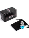 secretplay - metal butt plug blue heart small size 7 cm D-234741