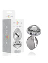 intense - white heart aluminum metal anal plug size s D-235739