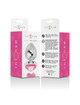 intense - plug anal metal aluminio corazÓn rosa talla l