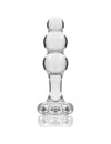 nebula series by ibiza - model 1 plug borosilicate glass 10.7 x 3 cm transparent D-235923