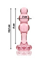 nebula series by ibiza - model 1 plug borosilicate glass 10.7 x 3 cm transparent D-235923