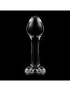 nebula series by ibiza - model 2 anal plug borosilicate glass 11 x 3.5 cm clear D-235925