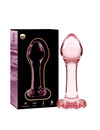 nebula series by ibiza - model 2 anal plug borosilicate glass 11 x 3.5 cm clear D-235925