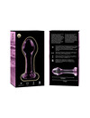 nebula series by ibiza - model 2 anal plug borosilicate glass 11 x 3.5 cm clear D-235925