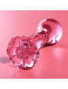 nebula series by ibiza - model 2 anal plug borosilicate glass 11 x 3.5 cm clear D-235925