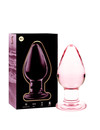 nebula series by ibiza - model 3 anal plug borosilicate glass 11 x 5 cm transparent D-235927