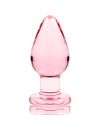 nebula series by ibiza - model 3 anal plug borosilicate glass 11 x 5 cm transparent D-235927