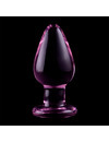 nebula series by ibiza - model 3 anal plug borosilicate glass 11 x 5 cm transparent D-235927