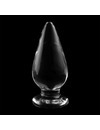 nebula series by ibiza - model 4 anal plug borosilicate glass 11 x 5 cm clear D-235929