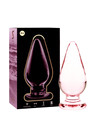 nebula series by ibiza - model 4 anal plug borosilicate glass 11 x 5 cm clear D-235929