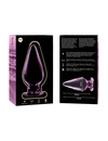 nebula series by ibiza - model 4 anal plug borosilicate glass 11 x 5 cm clear D-235929