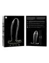 nebula series by ibiza - model 5 anal plug borosilicate glass 12.5 x 3.5 cm clear D-235931