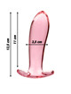 nebula series by ibiza - model 5 anal plug borosilicate glass 12.5 x 3.5 cm clear D-235931