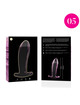 nebula series by ibiza - model 5 anal plug borosilicate glass 12.5 x 3.5 cm clear D-235931