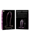 nebula series by ibiza - model 5 anal plug borosilicate glass 12.5 x 3.5 cm clear D-235931