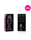 nebula series by ibiza - model 6 anal plug borosilicate glass 12.5 x 4 cm clear D-235933