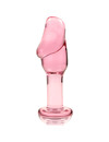 nebula series by ibiza - model 6 anal plug borosilicate glass 12.5 x 4 cm clear D-235933