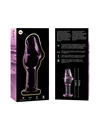 nebula series by ibiza - model 6 anal plug borosilicate glass 12.5 x 4 cm clear D-235933