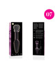 nebula series by ibiza - model 7 anal plug borosilicate glass 13.5 x 3 cm clear D-235935