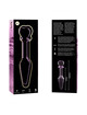 nebula series by ibiza - model 7 anal plug borosilicate glass 13.5 x 3 cm clear D-235935