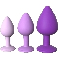 fantasy for her - violet anal plug set