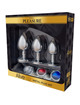 alive - anal pleasure kit 3 plug metal