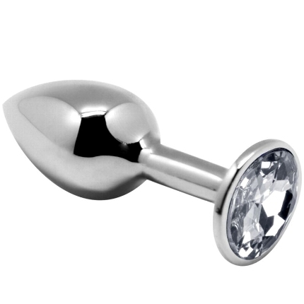 alive - anal pleasure mini plug metal white size s D-237169