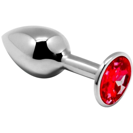 Plug Anal com Jóia Alive 7 cms Vermelho,D-237172