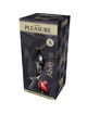 alive - anal pleasure mini plug metal rojo talla s
