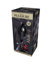 alive - anal pleasure mini plug metal red size m D-237173