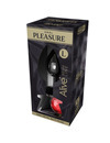 alive - anal pleasure mini plug metal red size l D-237174