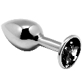 alive - anal pleasure mini plug metal black size s