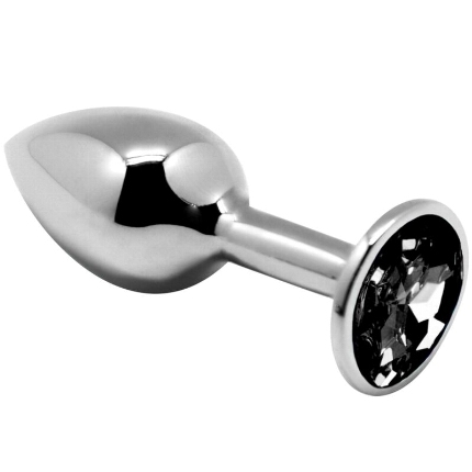 alive - anal pleasure mini plug metal negro talla m