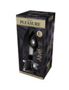 alive - anal pleasure mini plug metal black size l D-237177