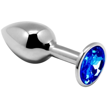 alive - anal pleasure mini plug metal blue size s D-237178