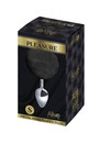 alive - anal pleasure plug smooth metal fluffy black size s D-237208
