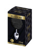 alive - anal pleasure plug smooth metal fluffy black size l D-237210