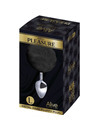 alive - anal pleasure plug smooth metal fluffy black size l D-237210