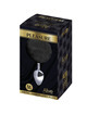 alive - anal pleasure plug spiral metal fluffy black size m D-237224