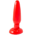 baile - plug anal pequeÑo rojo 15 cm