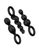 Kits de Plugs Anais Satisfyer 3 peças Pretos,D-218452