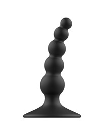 addicted toys - anal sexual plug 10 cm negro
