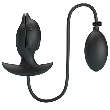 pretty love - plug anal delfin inflable recargable
